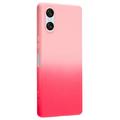 Sony Xperia 10 VI Ombre TPU-deksel - Varm Rosa / Rosa