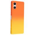 Sony Xperia 10 VI Ombre TPU-deksel - Oransje / Gul