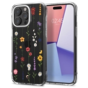 iPhone 15 Pro Max Spigen Cyrill Cecile Hybrid-deksel - Blomster