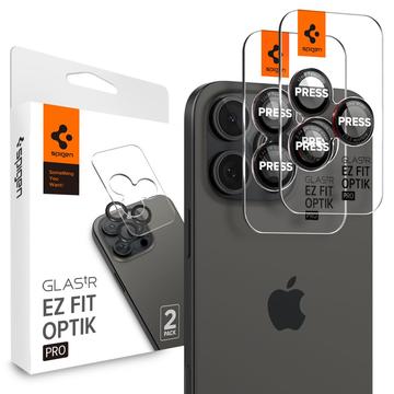 iPhone 16 Pro/16 Pro Max Spigen Glas.tR Ez Fit Optik Pro Kamera Linse Beskytter