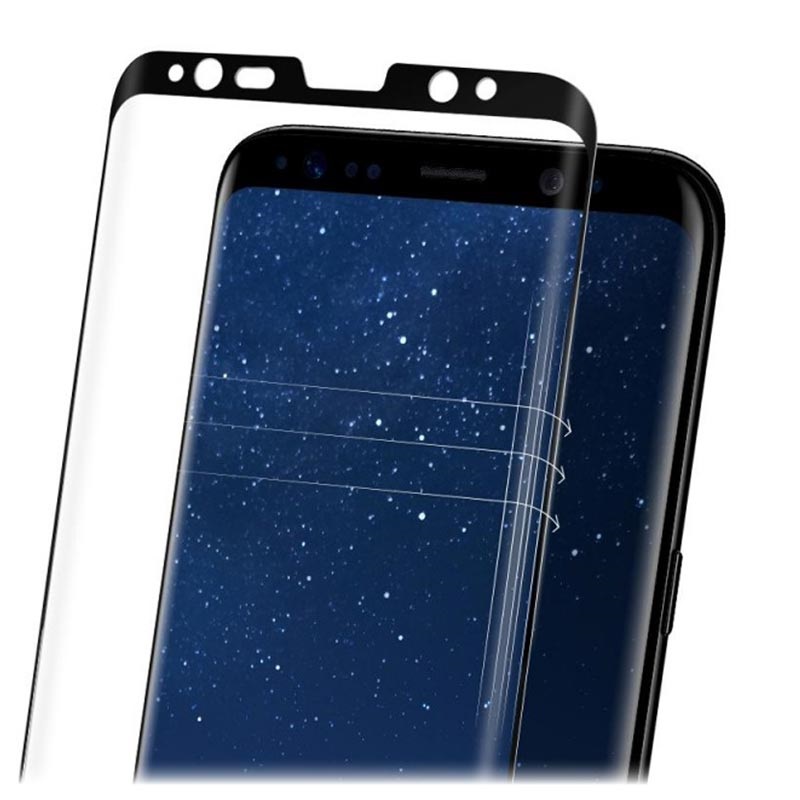 Spigen Glas.tR Slim Samsung Galaxy S9+ Skjermbeskytter Svart