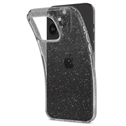 iPhone 15 Pro Max Spigen Liquid Crystal Glitter Deksel - Gjennomsiktig