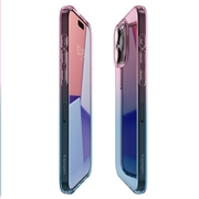 iPhone 15 Pro Spigen Liquid Crystal TPU Deksel - Rosa