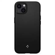 Spigen Mag Armor iPhone 13 Hybrid-Deksel - Matt Svart