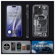 iPhone 15 Pro Max Spigen Ultra Hybrid Mag Deksel - Svart / Zero One