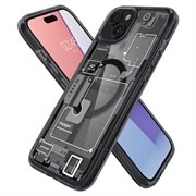 iPhone 15 Spigen Ultra Hybrid Mag Deksel - Zero One / Svart