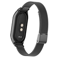 Xiaomi Smart Band 8 Nettingstropp i Rustfritt Stål med Etui