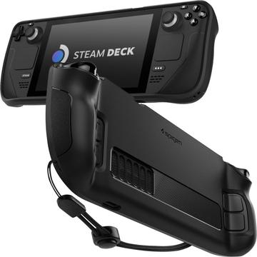 Steam Deck Spigen Rugged Armor-etui - svart