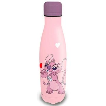 Stitch vannflaske / termoflaske i rustfritt stål - 500ml - rosa / lilla