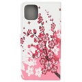 Style-serien iPhone 11 Pro Lommebok-deksel - Rosa Blomster