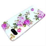 Google Pixel 8a Stilig Ultra-Slim TPU-deksel - Rose blomst