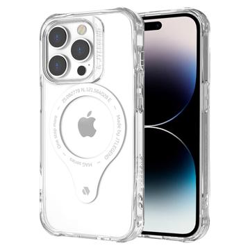 JTLegend DX Mag iPhone 14 Pro Hybrid-deksel - Gjennomsiktig