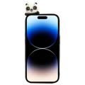 3D Figur Serie iPhone 14 Pro TPU-deksel - To Pandaer