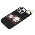 3D Figur Serie iPhone 14 Pro TPU-deksel - To Pandaer