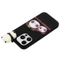 3D Figur Serie iPhone 14 Pro TPU-deksel - To Pandaer