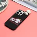 3D Figur Serie iPhone 14 Pro TPU-deksel - To Pandaer