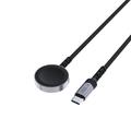 Tech-Protect MC01 UltraBoost magnetisk lader for Apple Watch med 120cm Type-C-kabel