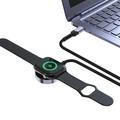 Tech-Protect MC01 UltraBoost magnetisk lader for Apple Watch med 120cm Type-C-kabel