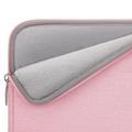 Tech-Protect Sleevy Laptop-veske med sidelomme - 13-14" - Støvete rose