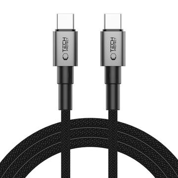 Tech-Protect UltraBoost DNA Type-C-kabel - PD 100W/5A, 200cm - jerngrå