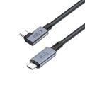 Tech-Protect UltraBoost Max "L" USB 4.0 Type-C-kabel - PD240W, 1.5m, 8K 40Gbps - Grå