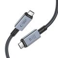 Tech-Protect UltraBoost Max USB 4.0 Type-C-kabel - PD240W, 1m, 8K 40Gbps - Grå