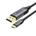 Tech-Protect UltraBoost USB-C til DisplayPort 1.4-kabel - 8K@60Hz, 180cm - Svart