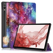 Samsung Galaxy Tab S9+ Tri-Fold Series Smart Folio-etui - Blå