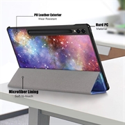 Samsung Galaxy Tab S9+ Tri-Fold Series Smart Folio-etui - Blå