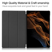 Samsung Galaxy Tab S9 Ultra Tri-Fold Series Smart Folio-etui - Grønn