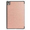 Tri-Fold Series Nokia T21 Smart Folio-etui - Roségull