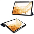 Tri-Fold Series Samsung Galaxy Tab S8+ Smart Folio-etui - Mørkeblå