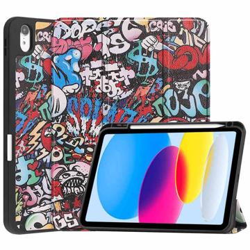 Tri-Fold Series iPad (2022) Smart Folio-etui - Graffiti