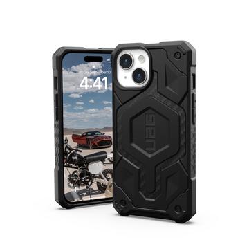 iPhone 15 UAG Monarch Pro MagSafe Hybrid-deksel - Karbonfiber