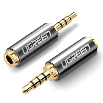 Ugreen 2.5mm hann / 3.5mm hunn stereolydadapter med gullbelagte kontakter