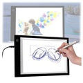 Ultra Tynn Magic LED Tegningplate / Tracing Pad - A4