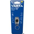 Varta LED-lommelykt med nøkkelring i metall - 15 lumen