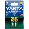 Varta Solar oppladbare AA-batterier 800mAh - 2 stk.