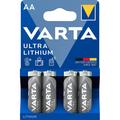 Varta Ultra Lithium L91/AA-batteri - 4 stk.