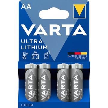 Varta Ultra Lithium L91/AA-batteri - 4 stk.