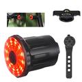 WEST BIKING YP0701317 Sittepute / setepinnemontering USB-lading Sykkel LED-baklys vanntett Smart bremseinduksjon Sykling Advarsel baklykt