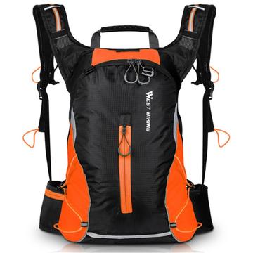 West Biking Sports sykkelryggsekk - 16 liter - oransje / svart