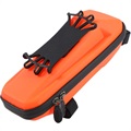 West Biking Sykkel Top Tube Bag med Telefon Holder - 4"-6.5" - Oransje