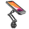 West Biking YP0715057 Helt lukket telefonholder for sykkelstyre - 6,7" - Svart