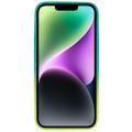 X-Level Rainbow iPhone 14 Plus TPU-deksel - Gul / Grønn