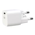 XO CE01 USB-C PD-vegglader - 20 W - Hvit