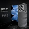 Xiaomi 14T Beetle Karbonfiber TPU-Deksel - Svart