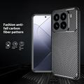 Xiaomi 15 Pro Beetle Karbonfiber TPU-Deksel - Svart