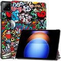 Xiaomi Pad 6S Pro 12.4 Tri-Fold Series Smart Folio-etui - Graffiti