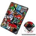 Xiaomi Pad 6S Pro 12.4 Tri-Fold Series Smart Folio-etui - Graffiti